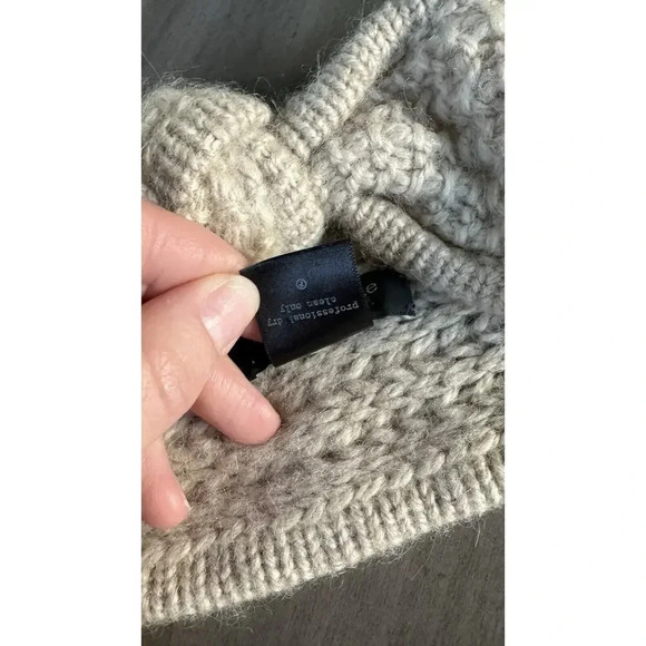 Rag & Bone 100% Alpaca Knit Knot Headband Winter Ear Warmer